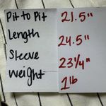 Chico's ‎ Blazer Jacket Medium 8/10 Pinstripe Laced Grommet Career Office Neutral Photo 10