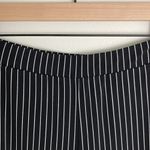 Susan Graver  Striped Pull On Pants Stretchy Women's Size XXS Black White Photo 1