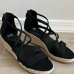 Eileen Fisher NEW Wanda Wedge Espadrille Sandal Black Women's Sz 9.5 MSRP $195 Photo 4