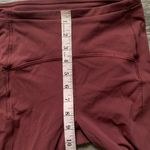 Lululemon  Burgundy High-Waisted Leggings 4 Photo 3