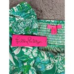 Lilly Pulitzer NWT  Delaney Botanical Green‎ Safari Sangria Dress Size 4 Beach Photo 4