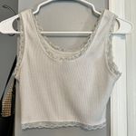 SheIn White Lace Tank Top  Photo 1