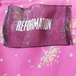 Reformation  Printed Pink Luella Dress Photo 3