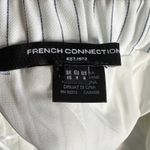 French Connection Pinstripe Shorts Size US 6 Summer White Photo 2