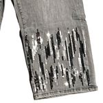 LOGO By Lori Goldstein LOGO Grey Smoke Regular Straight-Leg Boyfriend Jeans, Plus Size 28 New w/Tag Photo 5