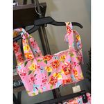 Agua Bendita Rhea Top and Skirt Pink Blossom Womens Size Large Photo 6