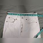 AGOLDE Distressed 90s High Rise Straight Leg Jeans W24 White Photo 5