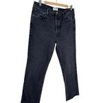 AGOLDE  Riley Crop Black Jeans Photo 1