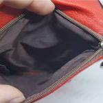 Red, Black, & White Striped Bear Purse 5"x7" Red Photo 3