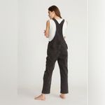 Driftwood NWT  Denim Brady Boyfriend Overalls- Black Distressed Burgundy Cherokee Photo 1