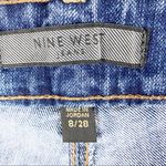 Nine West Medium Wash High Waisted Denim Jeans, Size 8 Photo 2