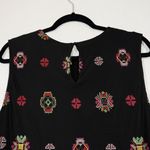 Desigual NWT Black Embroidered Shift Dress Size 46 / 12 US Photo 8