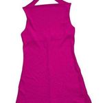 See You Monday Mini Dress Womens XL Barbie Pink Sleeveless Halter Slip NWT Photo 0