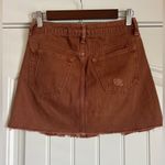 We The Free FREE PEOPLE   Denim Buttoned Mini Skirt Sz 26 Photo 3