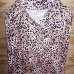 Cato Women's  Long Sleeve Leopard Top Collared 18/20 Photo 0