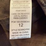 Democracy ‎ "Ab"Solution Slim Straight Ankle Corduroy Pants Green Size 12 Photo 6