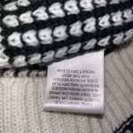 Pink Rose sweater tunic/dress abstract pattern size L juniors black/ivory Photo 4