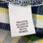 Merona Plaid Cotton Canvas Pullover Hoodie Jacket Pink Blue Small Photo 11