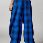 BDG Blue and Black Mae Flannel Pants Size XS Photo 3