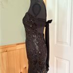 B Darlin Black Sequin Strapless Bodycon Dress Photo 2