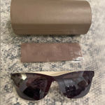 BCBGMAXAZRIA New  Cream Tan Sunglasses Black Lenses Photo 0