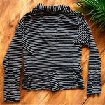 J.Crew Women’s Striped Knit Blazer - Size Small - Navy & White Photo 5