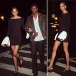 STAUD NWT  Hawthorne Dress Black & Ivory Size Small Photo 12