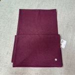 Lululemon All Ease Winter Scarf Heathered Cassis & Black NWT Photo 3