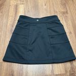 Athleta  Womens Black Scuba Skirt Fleece Lined Size XS Warm Winter Layers Photo 1