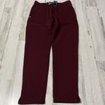 FIGS  Maroon Scrub Pants Size Small Photo 2