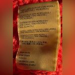 Anthropologie  Lottie Red Orange Cowl‎ Neck Sweater Size Large EUC Photo 5