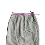 CELINE Tweed Pencil Skirt Gray Wool Cashmere Blend Knee Length Size 42 Vintage Photo 2