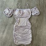 BOUTIQUE metallic light pink mini dress ✨ Silver Size M Photo 2