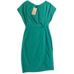 MM.LaFleur M.M. Lafleur Cap Sleeve Boat Neckline Jillian 2.0 Dress Tropical Green Size 0 Photo 3