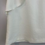 Maje White Short Sleeve Ruffle Blouse/Top Size Small Photo 6