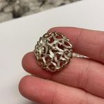 Vintage Gold Tone Large Brooch Pin & Clip Earrings Set Photo 6