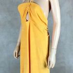 H&M Orange Terry Halter Beach Summer Dress LARGE Photo 10