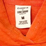 Evereve  x Love Squad Hoodie Medium Orange Create‎ Your Own Narrative Long Sleeve Photo 3