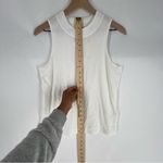 Nation Ltd  Classic‎ White Pima Cotton Mock Neck Tank Top NWT Size S Photo 9