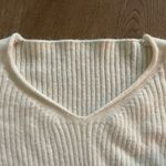 Boutique  Cropped White Sweater Photo 2