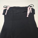 MORE TO COME Carson Mini Dress in Black Photo 3