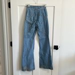 Revice Denim  Women's 26 Railroad Stripe Venus Flare Jeans Light Wash Star Back Photo 2