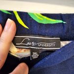 Love University 3XL Navy Blue Hawaiian Print Strapless Body Con Dress Red Size 3X Photo 2