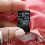 Alice + Olivia Alex + Olivia Orange Sleeveless Diamond Pattern Gold Accent Top XL Photo 8