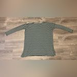 Free People  Beach One Body Un Corps Green Striped Oversized Tunic Top Linen Photo 8