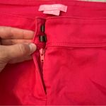 Isaac Mizrahi Fuschia Stretch 5" Inseam Scalloped Hem Tailored Shorts Size 12 Photo 3