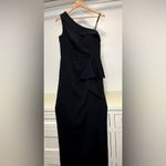 Vince Camuto NWOT- Black- One Shoulder Dress - size 10 Photo 3