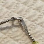 Sterling Silver Vintage Cat’s Eye Multicolor Station Bracelet Photo 2