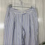 Carlisle  New York Striped Silk Pant size 4 Photo 4