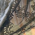 Francesca's Miami Size Medium Black Lace Fit and Flare Dress Sleeveless NWT Photo 2